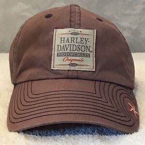 RK Strateman for Harley Davidson Adjustable Brown Cap